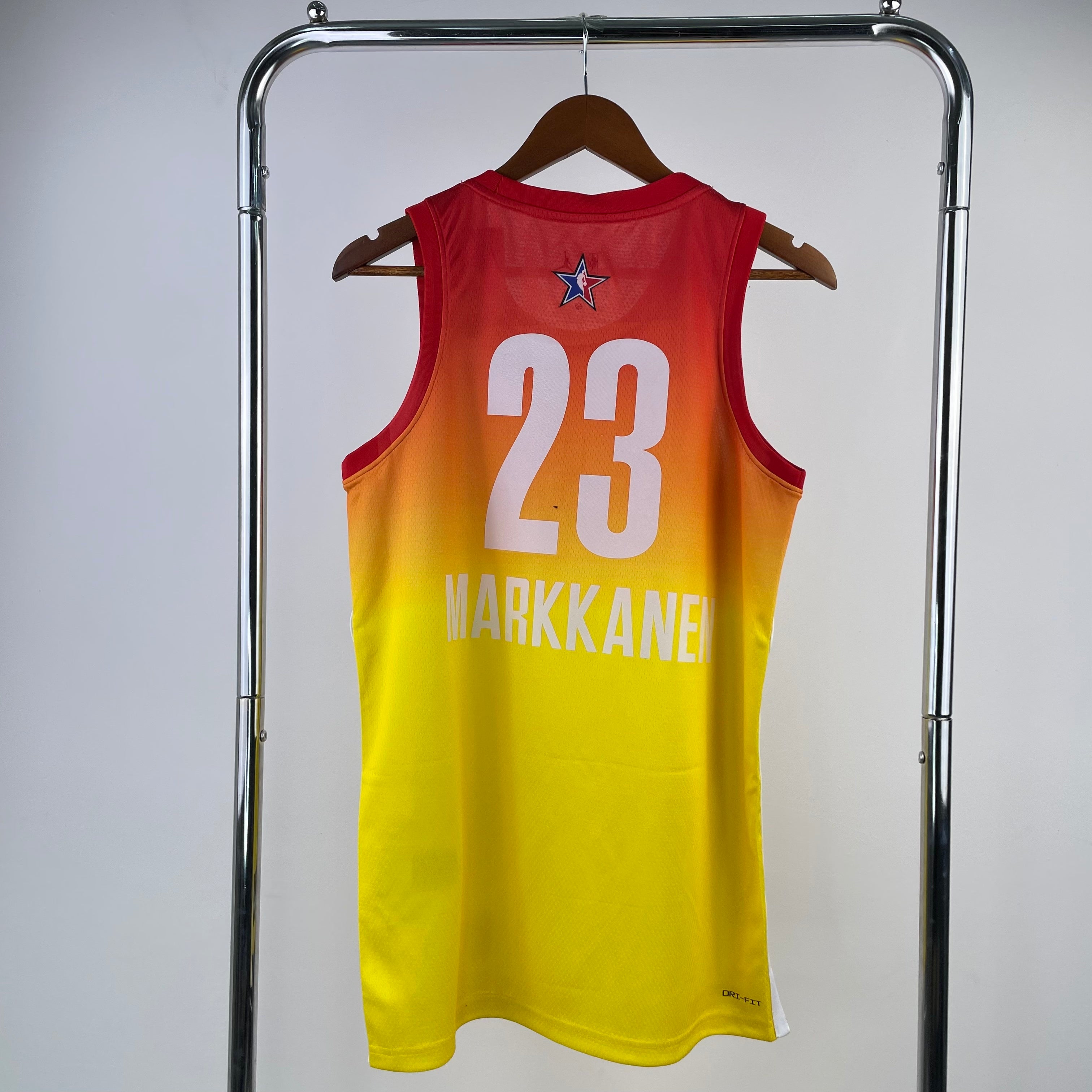2023 NBA All-Star Swingman Player Jersey Markkanen Orange-Yellow
