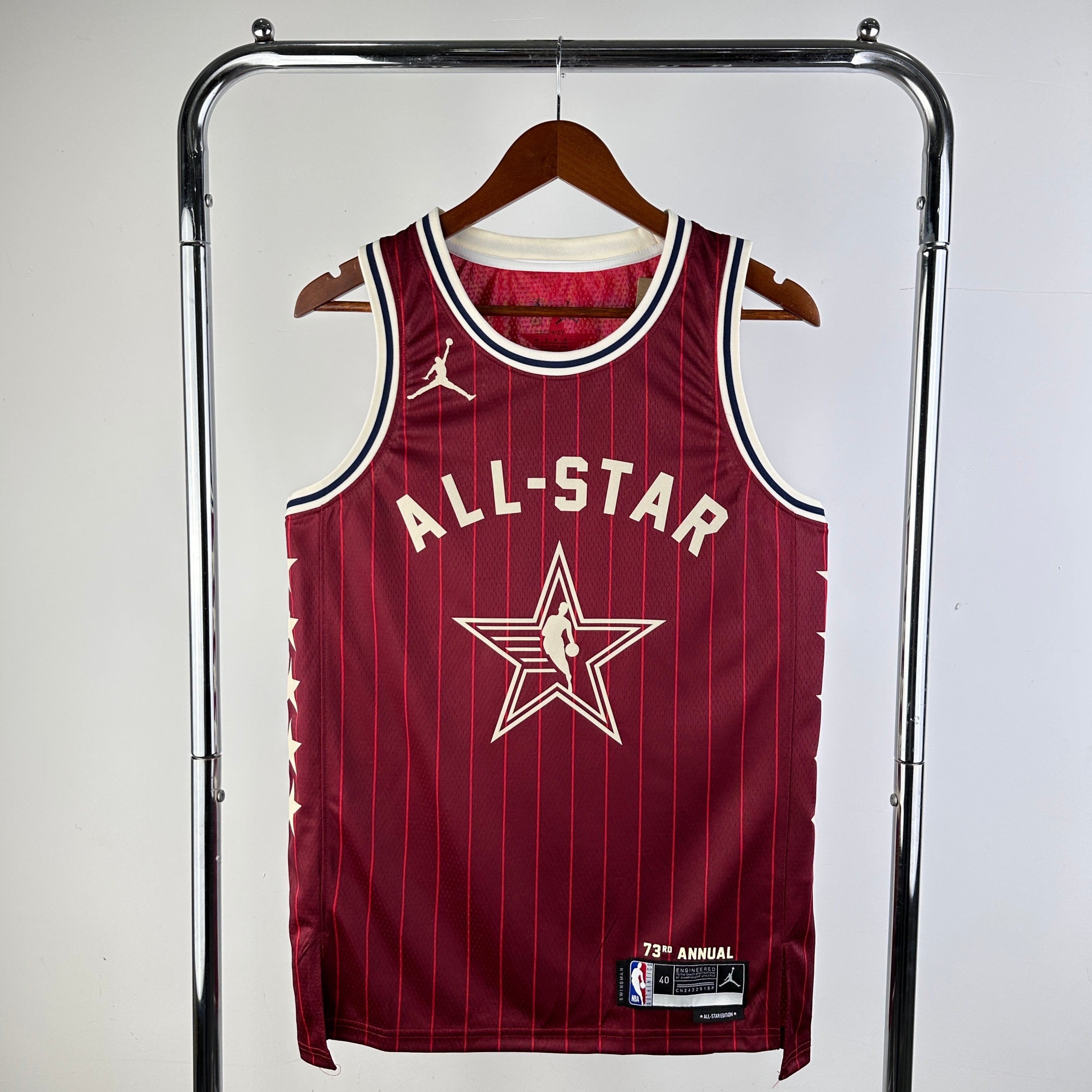 2024 NBA All-Star Swingman Player Jersey Curry Garnet