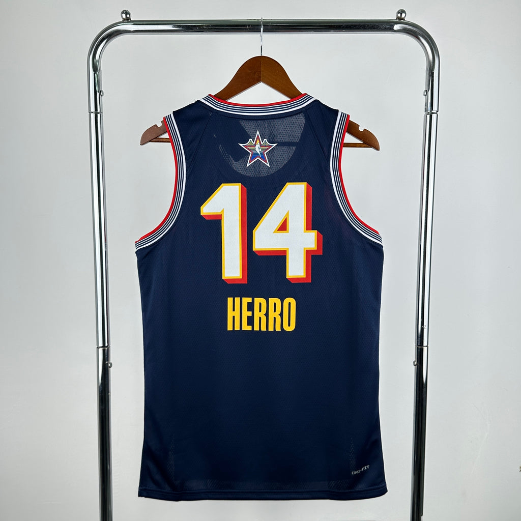 Camiseta del jugador All-Star Swingman de la NBA 2025, color azul marino