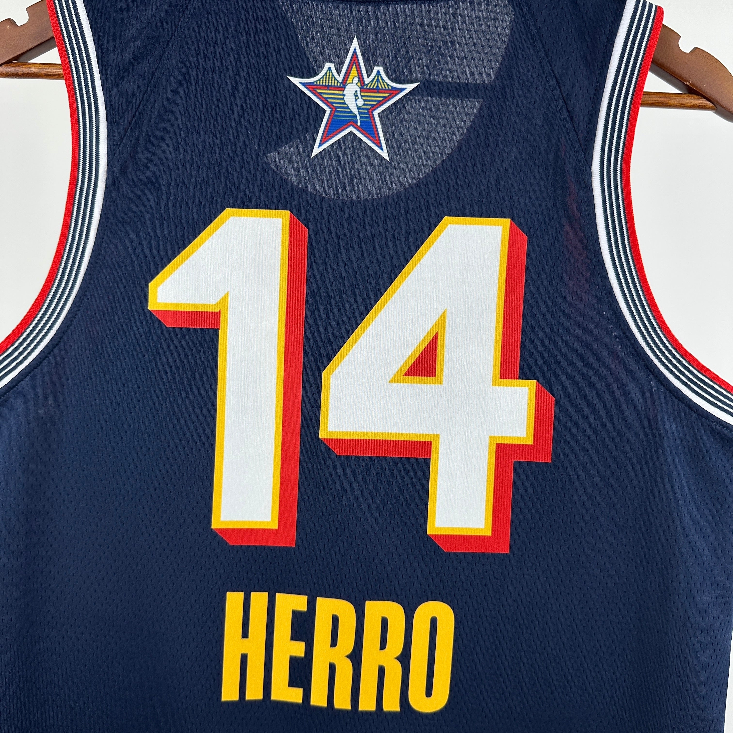 Camiseta del jugador All-Star Swingman de la NBA 2025, color azul marino