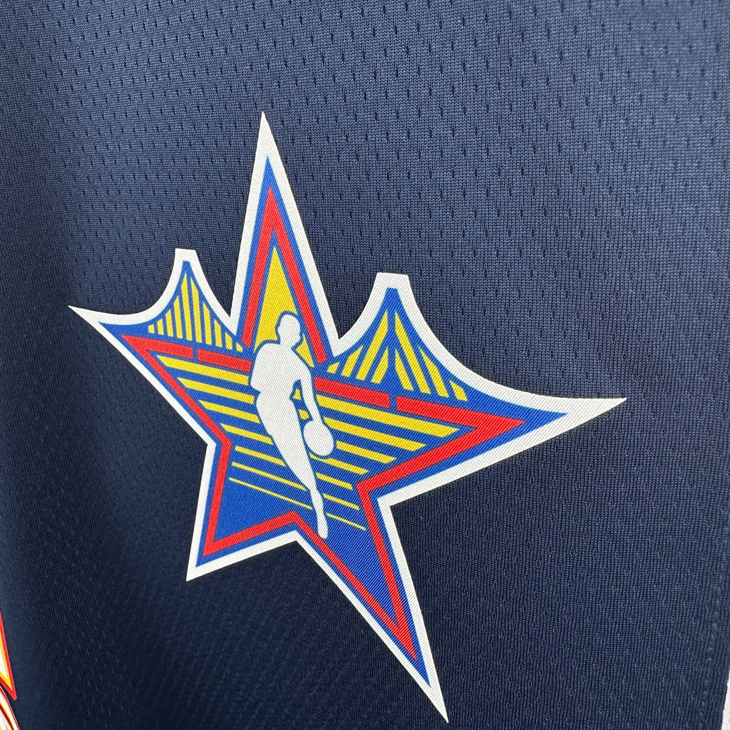 Camiseta del jugador All-Star Swingman de la NBA 2025, color azul marino