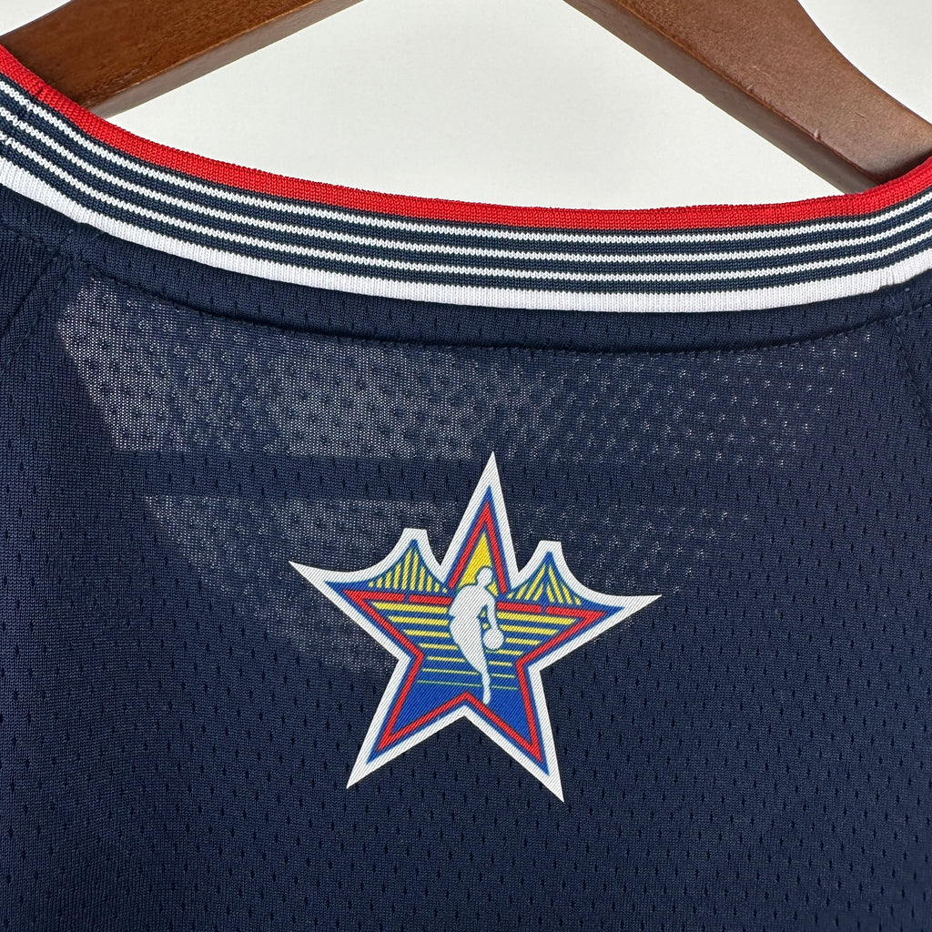 Camiseta del jugador All-Star Swingman de la NBA 2025, color azul marino