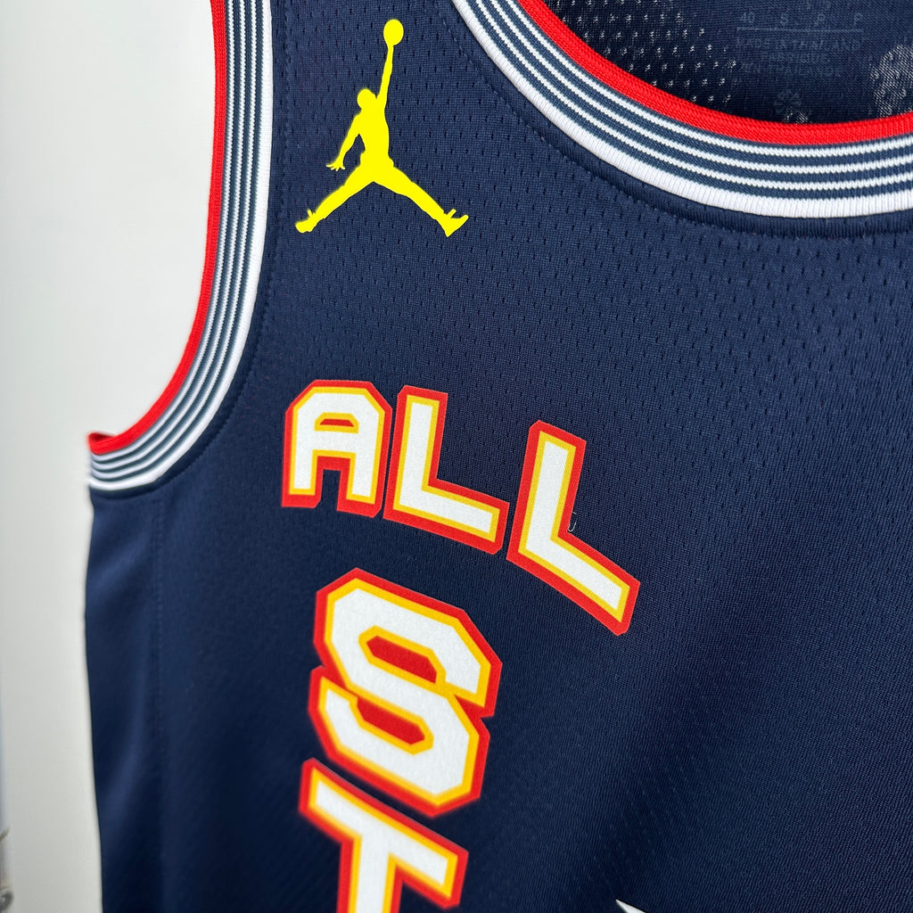Camiseta del jugador All-Star Swingman de la NBA 2025, color azul marino