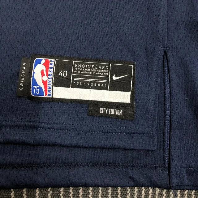 Memphis Grizzlies 2022 Navy 75th Anniversary City Edition Jersey