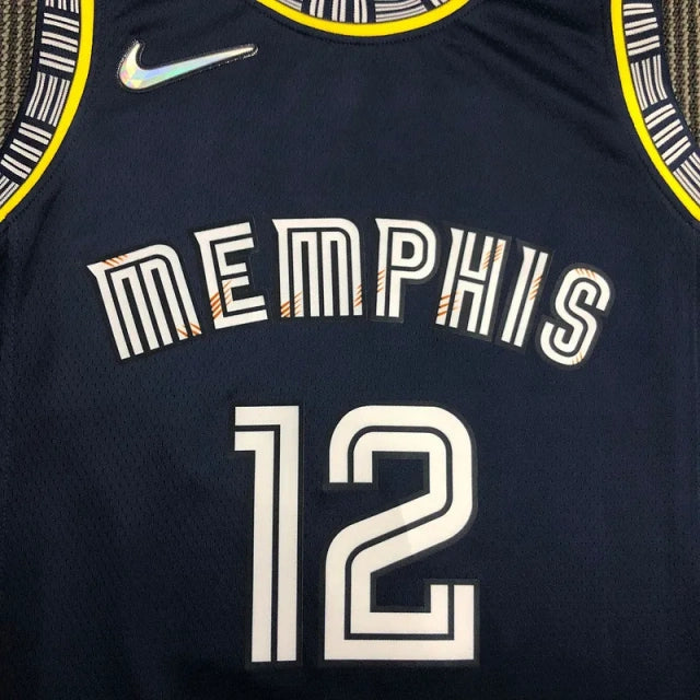 Memphis Grizzlies 2022 Navy 75th Anniversary City Edition Jersey