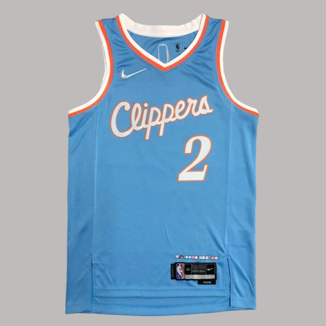 Los Angeles Clippers 75th Anniversary Blue Swingman City Edition Jersey