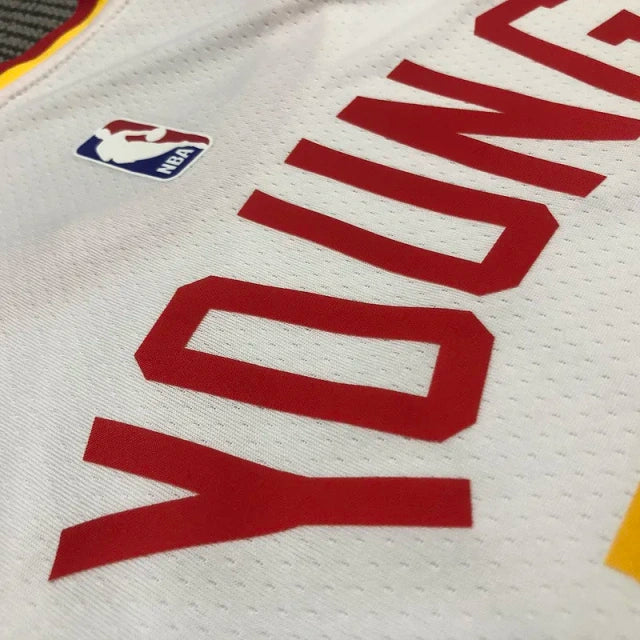 Camiseta Swingman de los Atlanta Hawks 2024-25, edición juvenil, color blanco