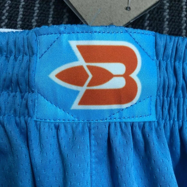 Los Angeles Clippers 75th Anniversary Blue Swingman City Edition Shorts