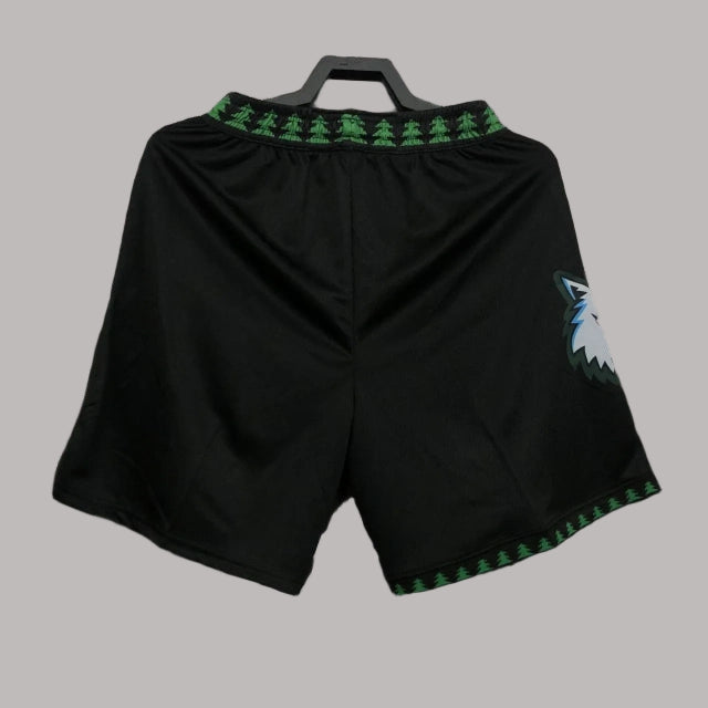 Minnesota Timberwolves 2025-26 Black Shorts