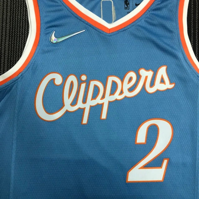 Los Angeles Clippers 75th Anniversary Blue Swingman City Edition Jersey