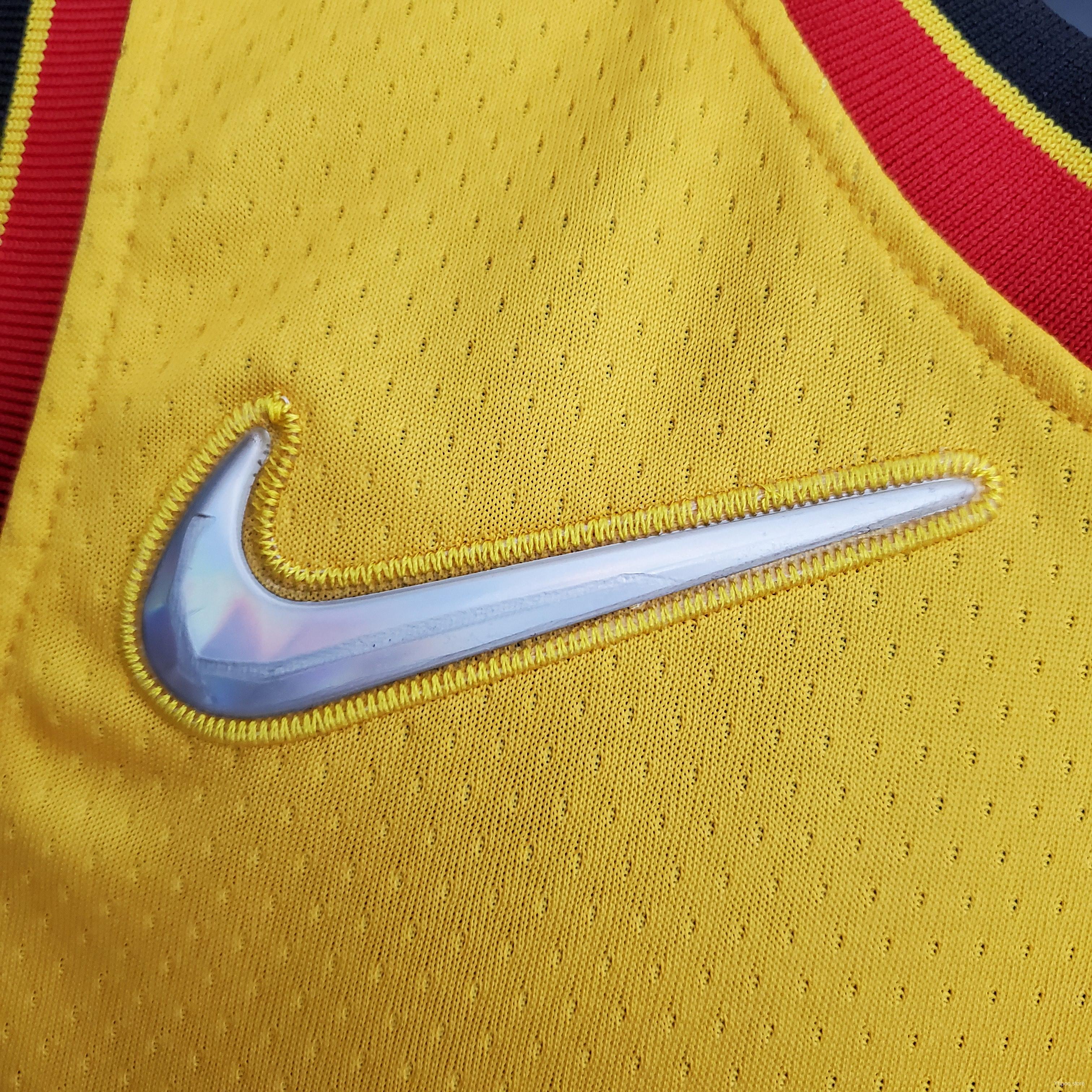 Atlanta Hawks 75th Anniversary 2202 Season Atlanta Hawks City Edition Yellow