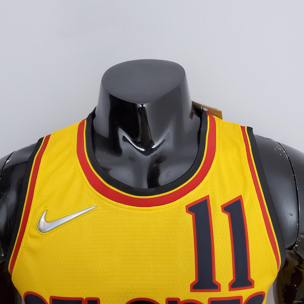 Atlanta Hawks 75th Anniversary 2202 Season Atlanta Hawks City Edition Yellow