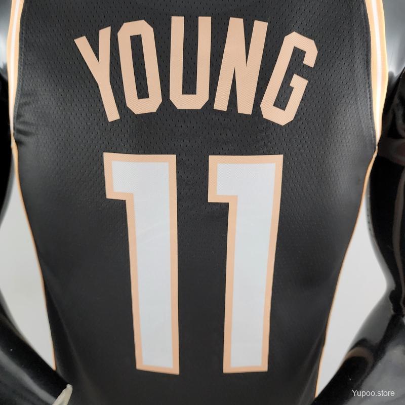 Atlanta Hawks Limited Black NBA Jersey