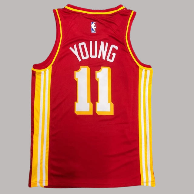 Atlanta Hawks 2023-24 Red Icon Edition Swingman Jersey