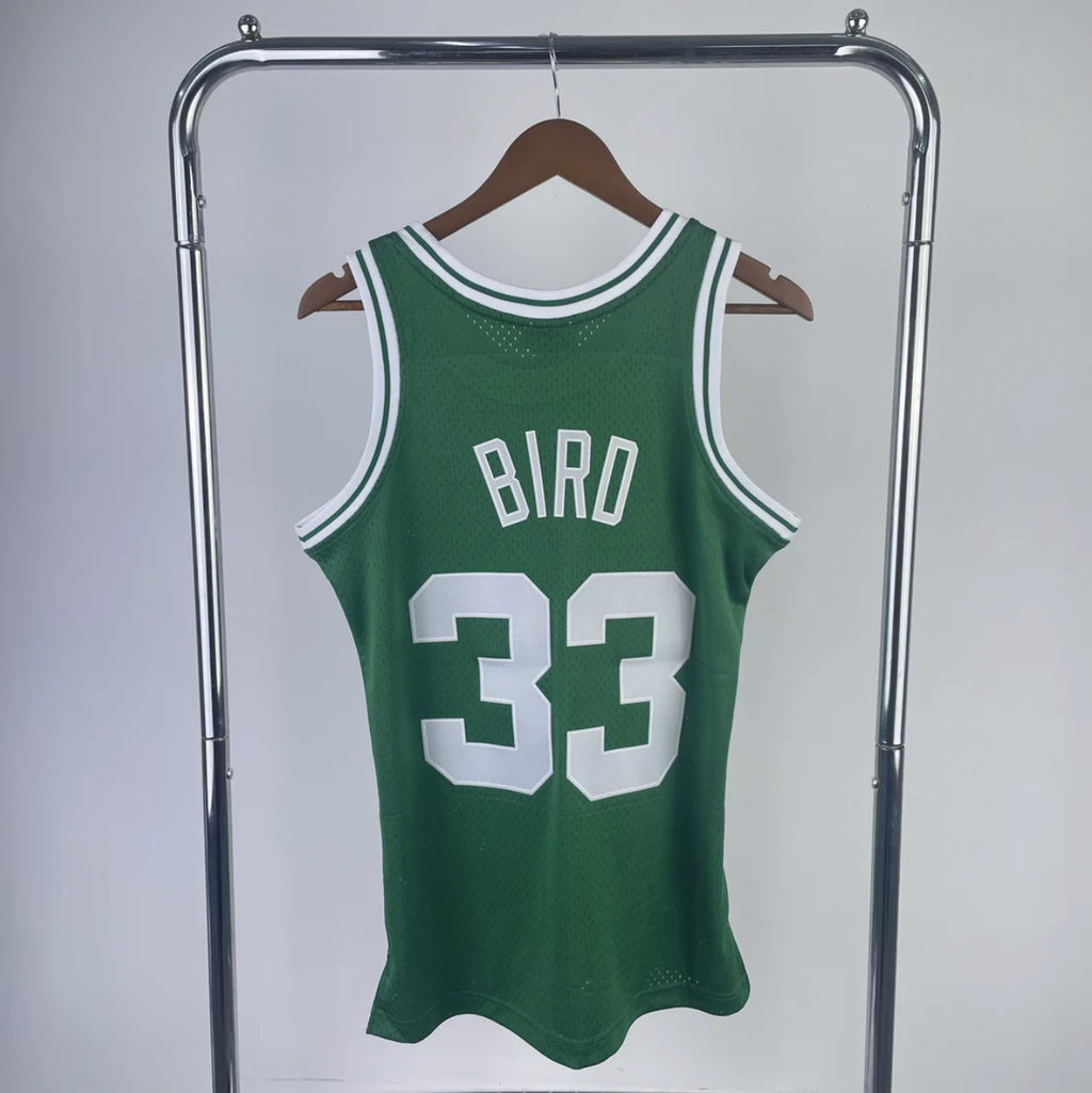 Boston Celtics 1985-96 Larry Bird Green Mitchell & Ness Swingman Jersey