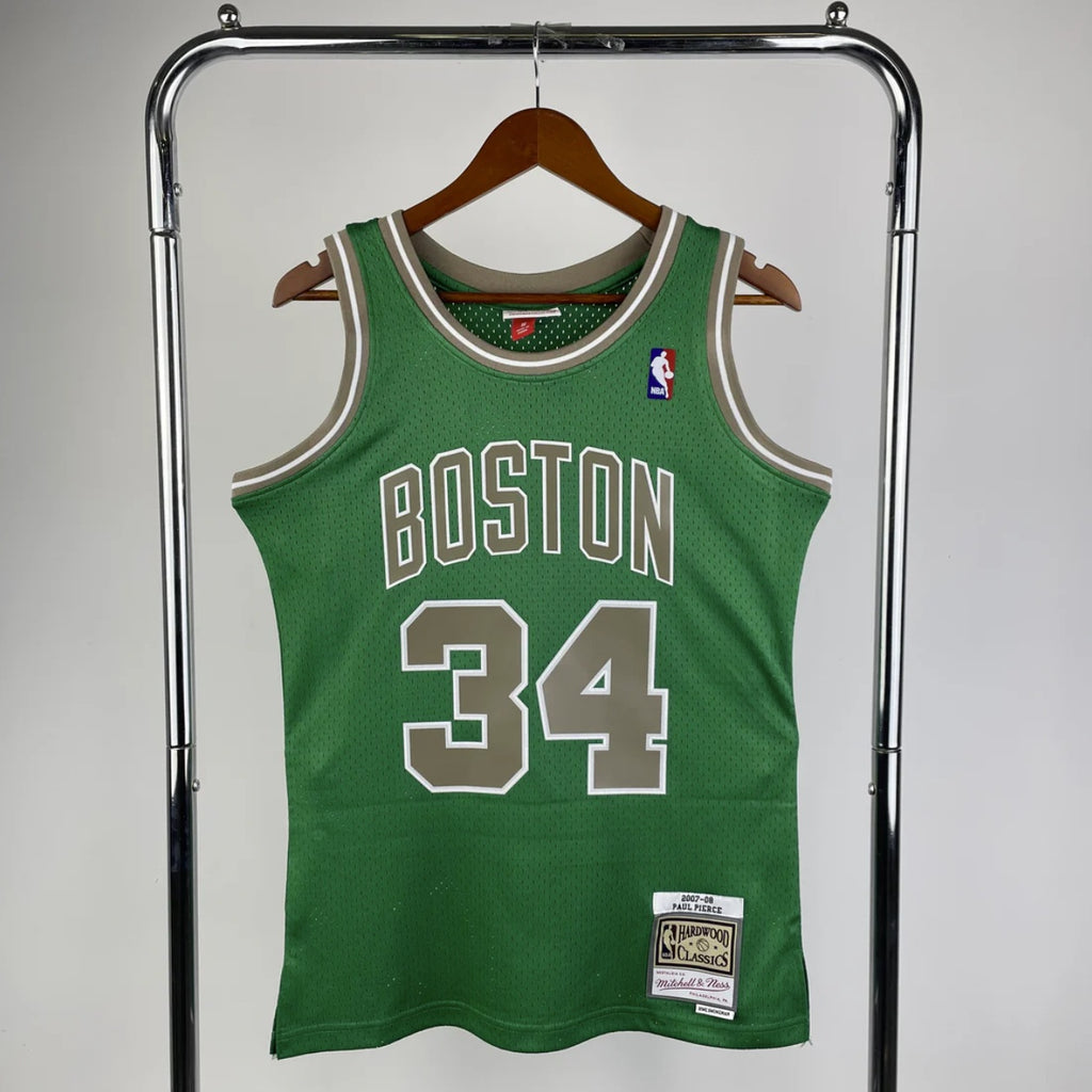 Boston Celtics 2007-08 Paul Pierce Green & Gold Mitchell & Ness Swingman Jersey