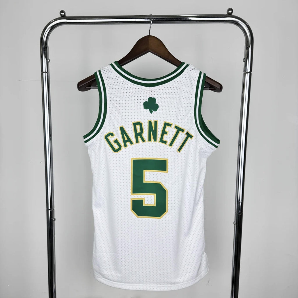 Boston Celtics 2008 Kevin Garnett White Mitchell & Ness Swingman Jersey