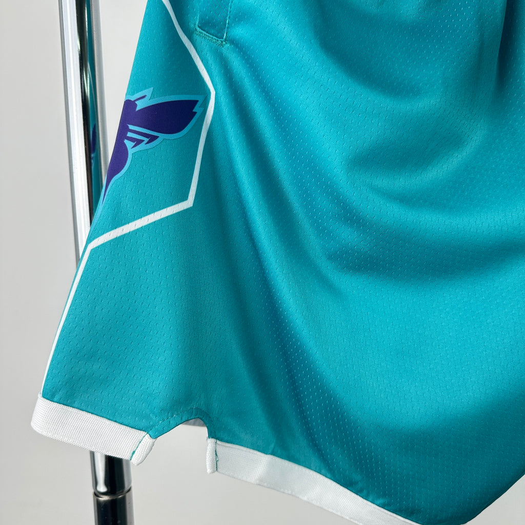 Charlotte Hornets Blue Basketball Shorts