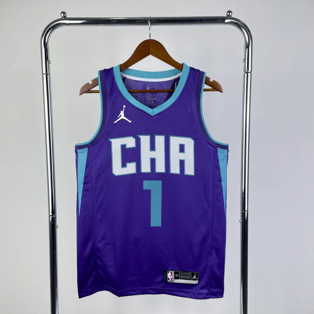 Charlotte Hornets 2020 Jordan Brand Purple Statement Edition Swingman Jersey
