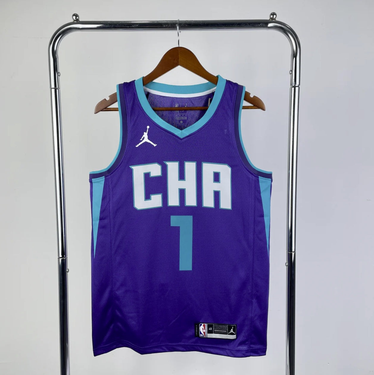 Charlotte Hornets 2020 Jordan Brand Purple Statement Edition Swingman Jersey