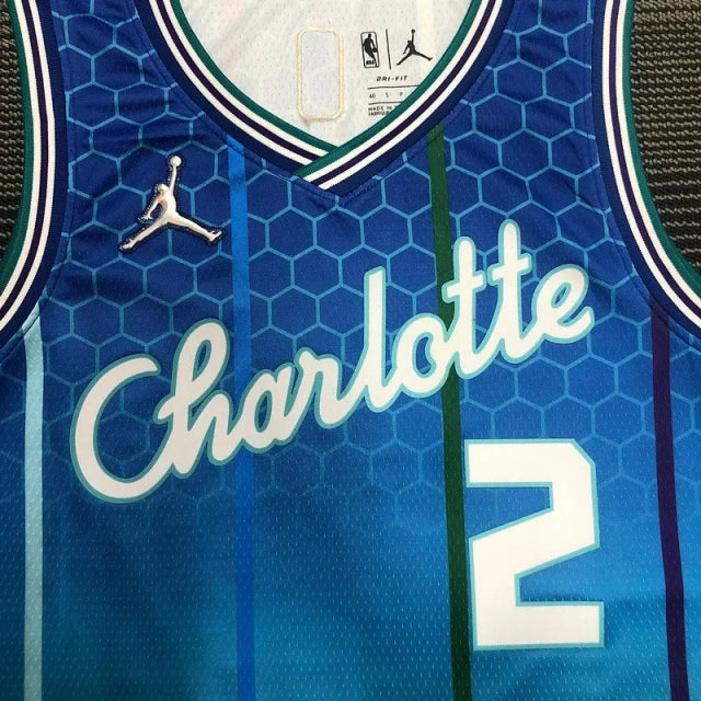 Charlotte Hornets 2021-22 Blue City Edition Swingman Jersey