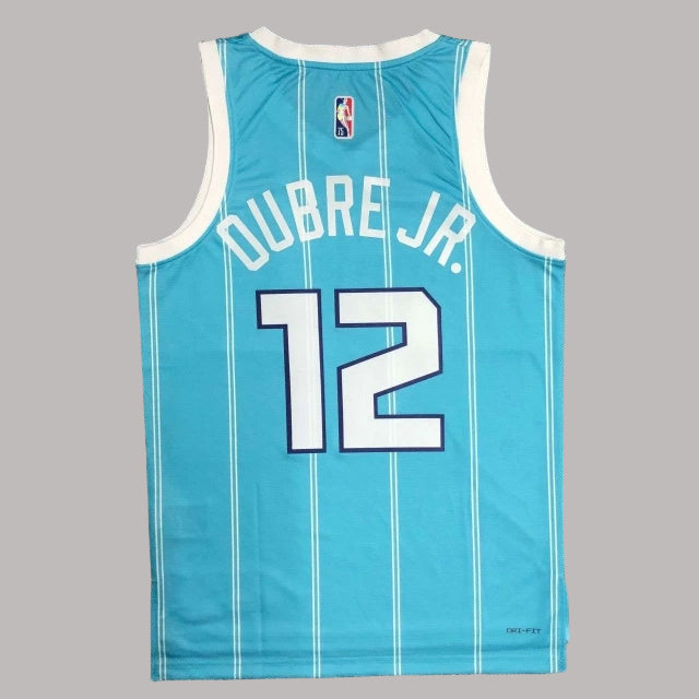Charlotte Hornets 2022-23 Blue 75th Anniversary Icon Edition Swingman Jersey
