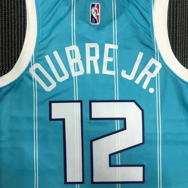 Charlotte Hornets 2022-23 Blue 75th Anniversary Icon Edition Swingman Jersey