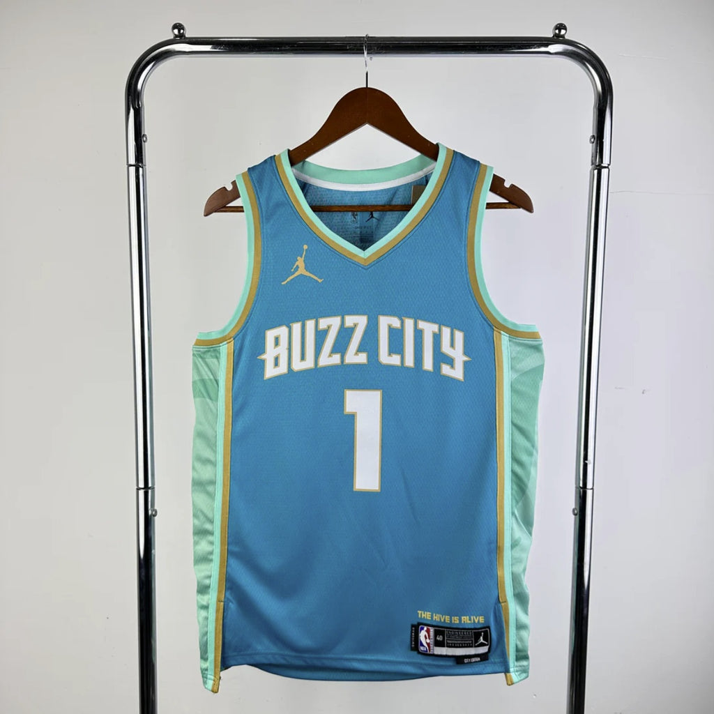 Charlotte Hornets 2023-24 Jordan Brand Teal City Edition Swingman Jersey