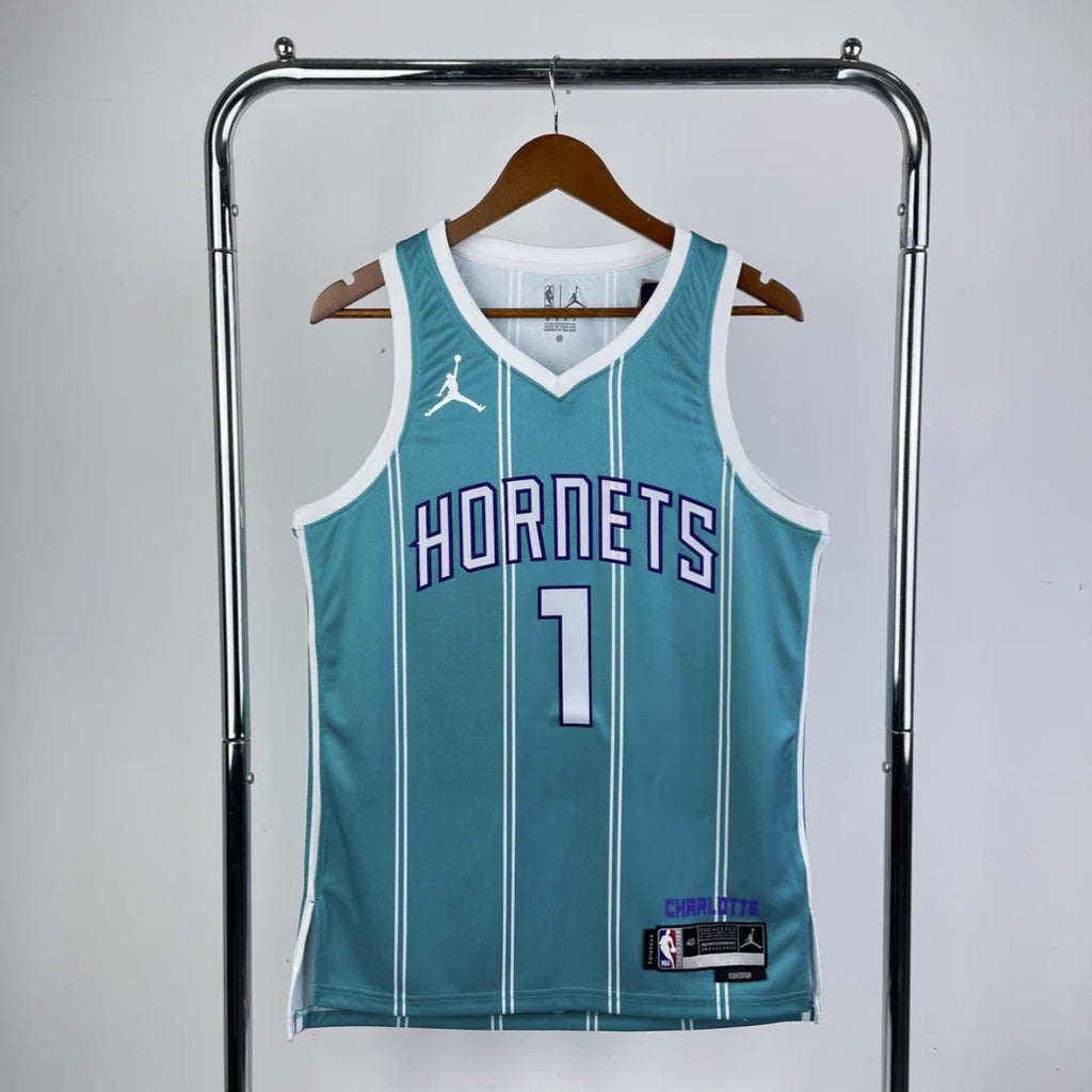 Charlotte Hornets 2023-24 Jordan Brand Teal Icon Edition Swingman Jersey