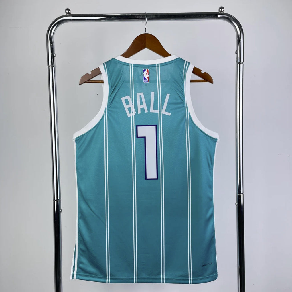 Charlotte Hornets 2023-24 Jordan Brand Teal Icon Edition Swingman Jersey