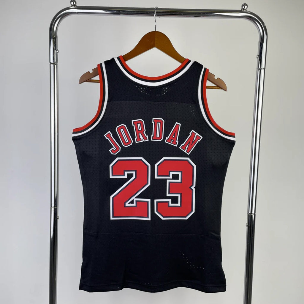 Chicago Bulls 1997-98 #23 Michael Jordan Alternate Mitchell & Ness Swingman Jersey