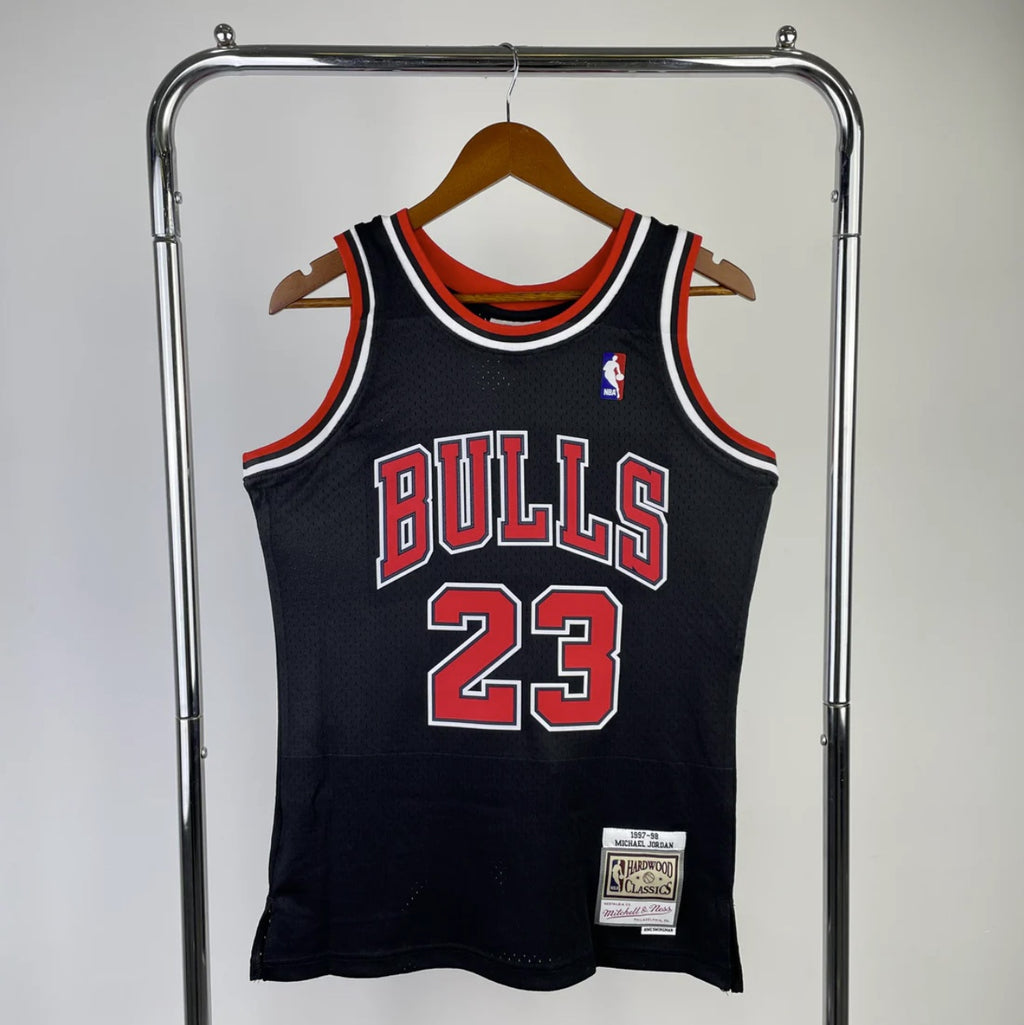 Chicago Bulls 1997-98 #23 Michael Jordan Alternate Mitchell & Ness Swingman Jersey