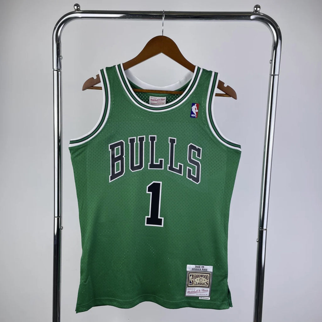 Chicago Bulls 2008-09 Derick Rose St. Patrick´s Day Mitchell & Ness Swingman Jersey