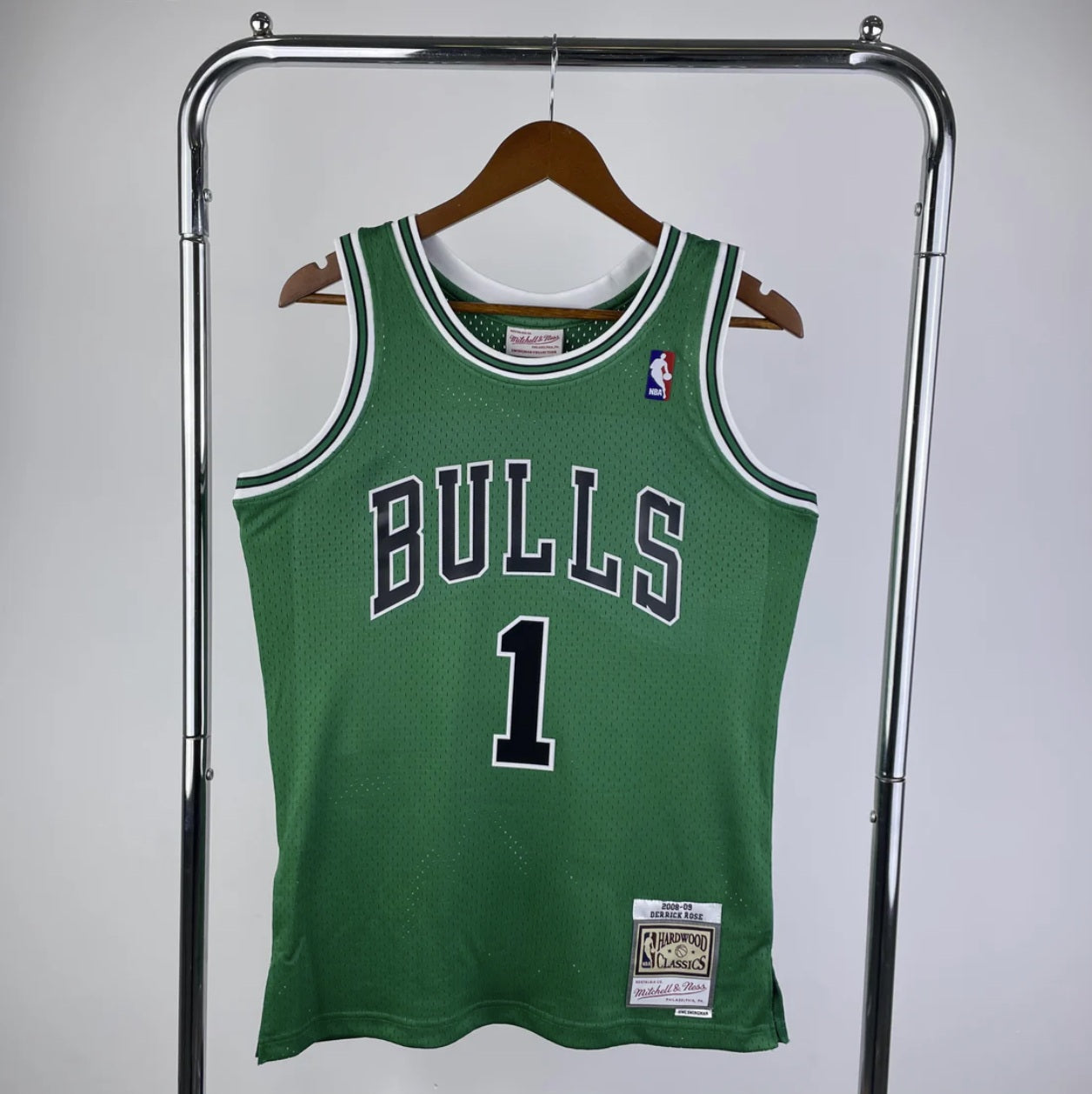 Chicago Bulls 2008-09 Derick Rose St. Patrick´s Day Mitchell & Ness Swingman Jersey