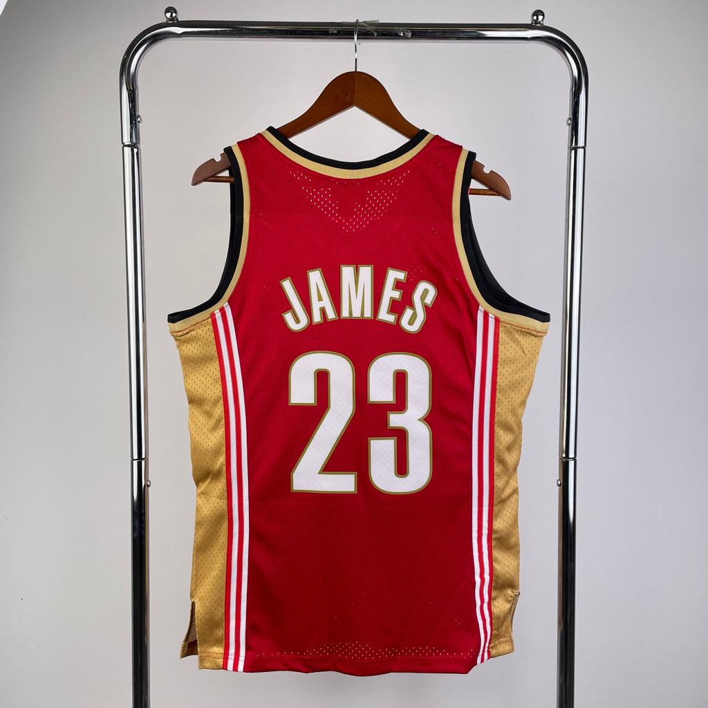 Cleveland Cavaliers 2003-04 Lebron James Mitchell & Ness Red Hardwood Classics Swingman Jersey