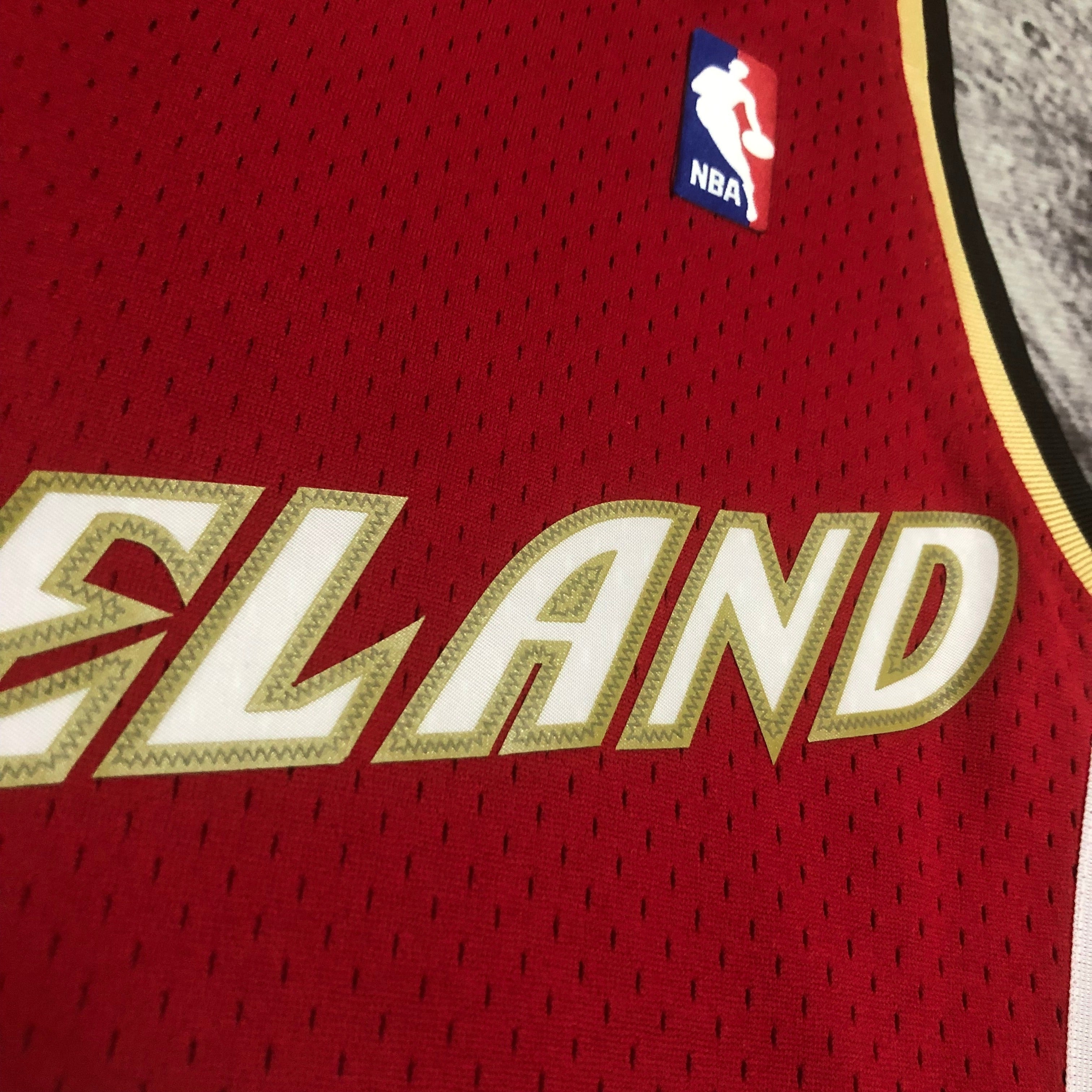 Cleveland Cavaliers 2003-04 Lebron James Mitchell & Ness Red Hardwood Classics Swingman Jersey