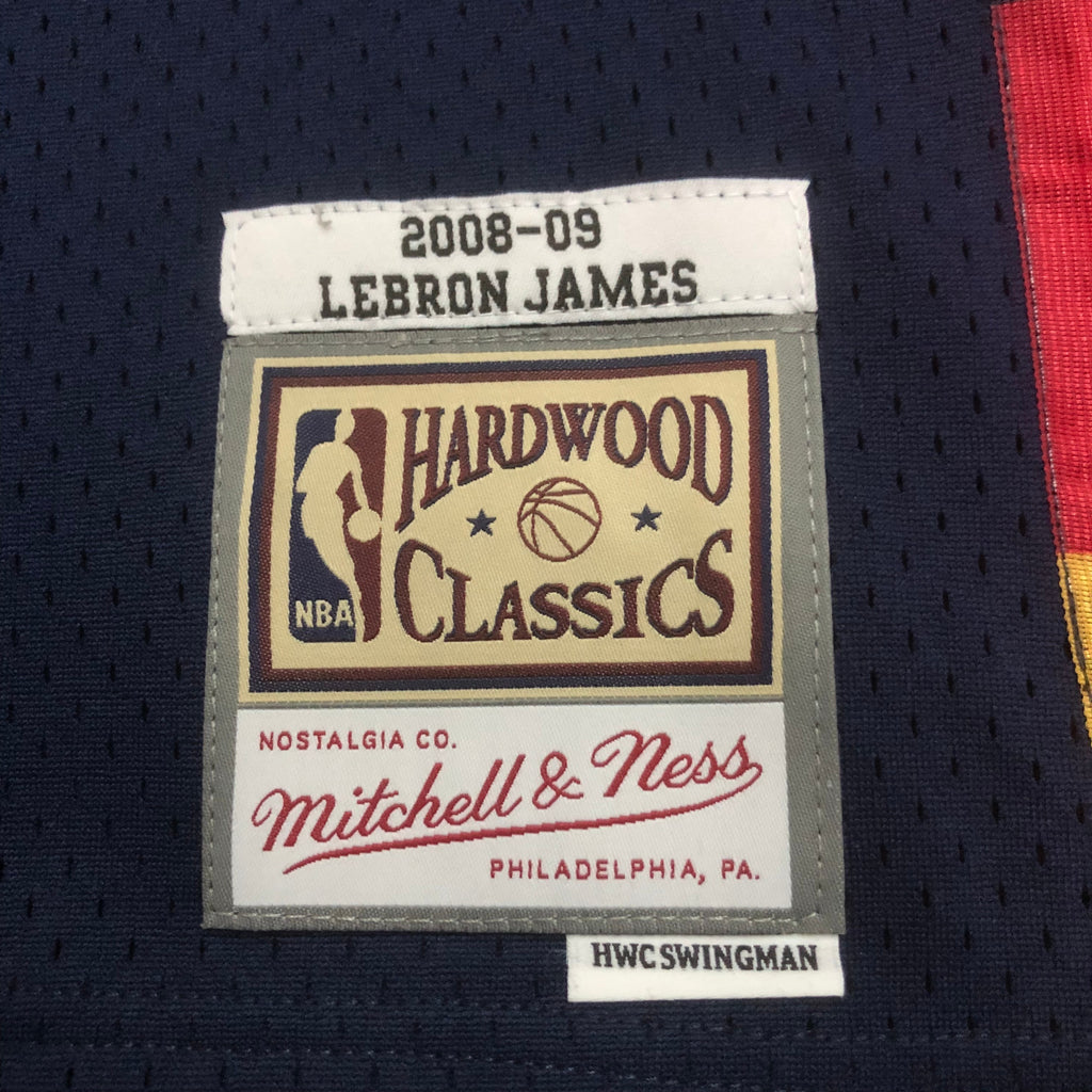 Cleveland Cavaliers 2003-04 Lebron James Mitchell & Ness Navy Hardwood Classics Swingman Jersey