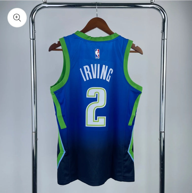 Dallas Mavericks 2019-20 Blue-Green City Edition Jersey
