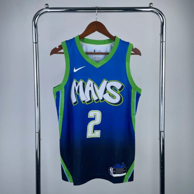 Dallas Mavericks 2019-20 Blue-Green City Edition Jersey