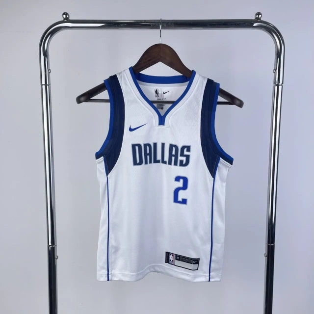 Dallas Mavericks 2022-23 White Association Edition Jersey