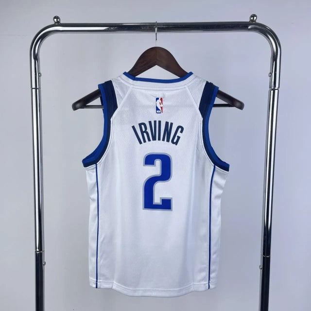 Dallas Mavericks 2022-23 White Association Edition Jersey