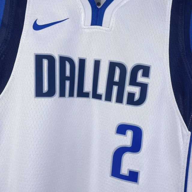 Dallas Mavericks 2022-23 White Association Edition Jersey