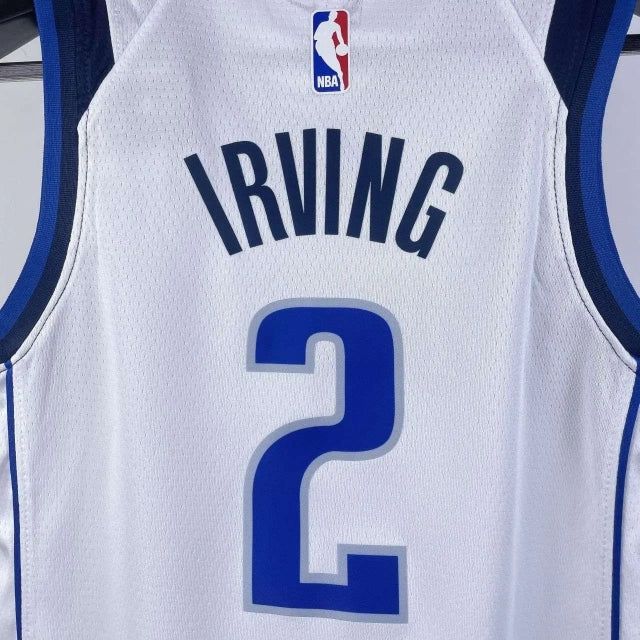 Dallas Mavericks 2022-23 White Association Edition Jersey
