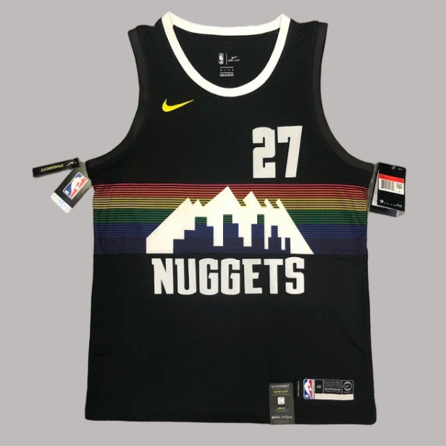Denver Nuggets 2019-520 Black Retro Classic Jersey