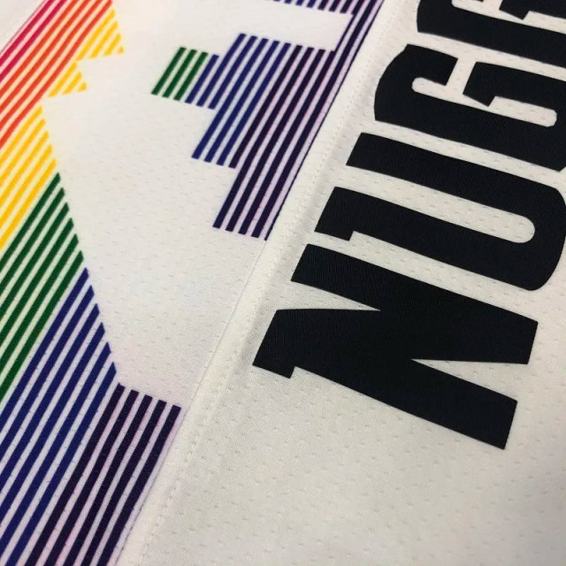 Denver Nuggets 2019-520 White Retro Classic Jersey