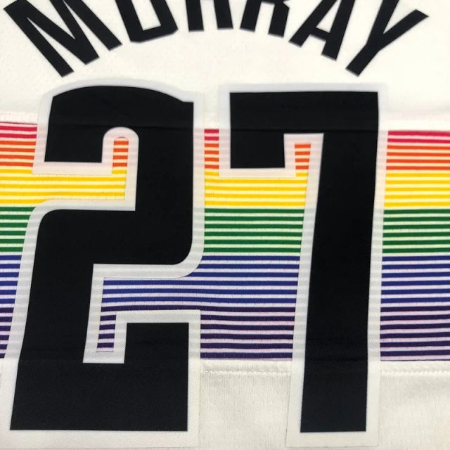 Denver Nuggets 2019-520 White Retro Classic Jersey