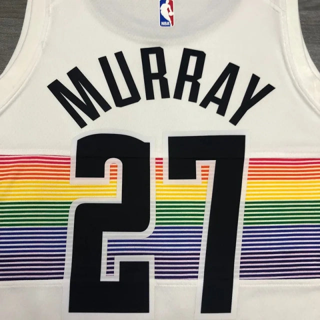 Denver Nuggets 2019-520 White Retro Classic Jersey