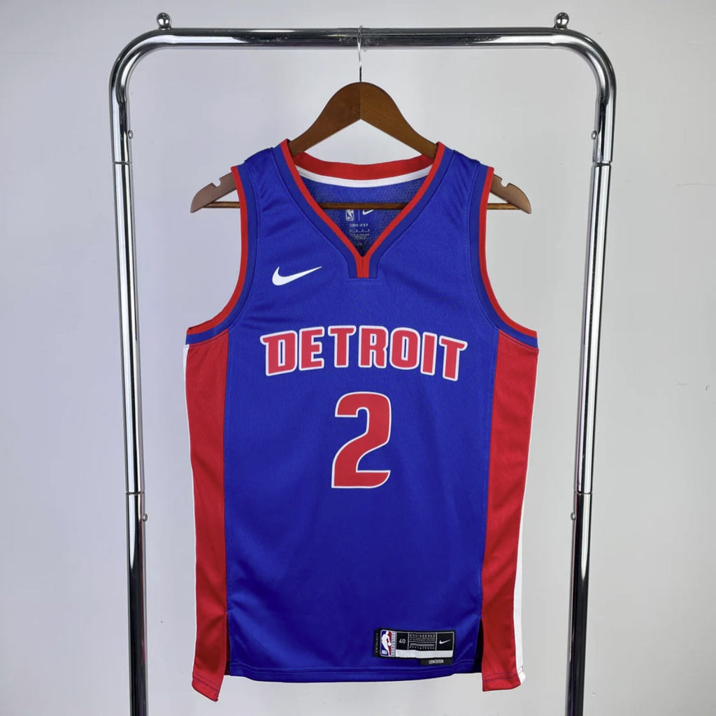 Detroit Pistons 2022-23 Blue Swingman Icon Edition Jersey