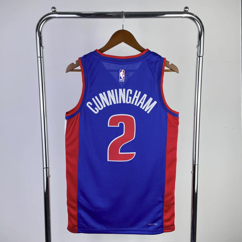 Detroit Pistons 2022-23 Blue Swingman Icon Edition Jersey