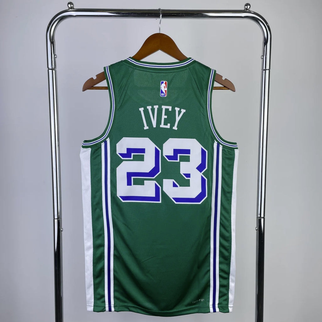 Detroit Pistons 2022-23 Green Swingman City Edition Jersey